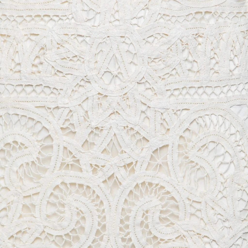 Sea Sea Cream Battenburg Lace Shift Dress XS 3