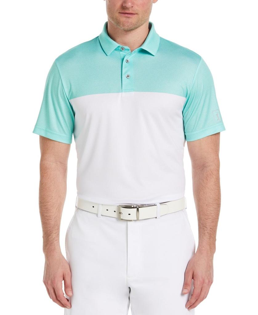 送料無料PGA TOUR Men's Big ＆ Tall Airflux Solid Mesh Short Sleeve Golf Polo Shirt, Bluefish並行輸入 PGA Tour Men\u0027s Airflux Solid Mesh Short Sleeve Golf Polo Shirt