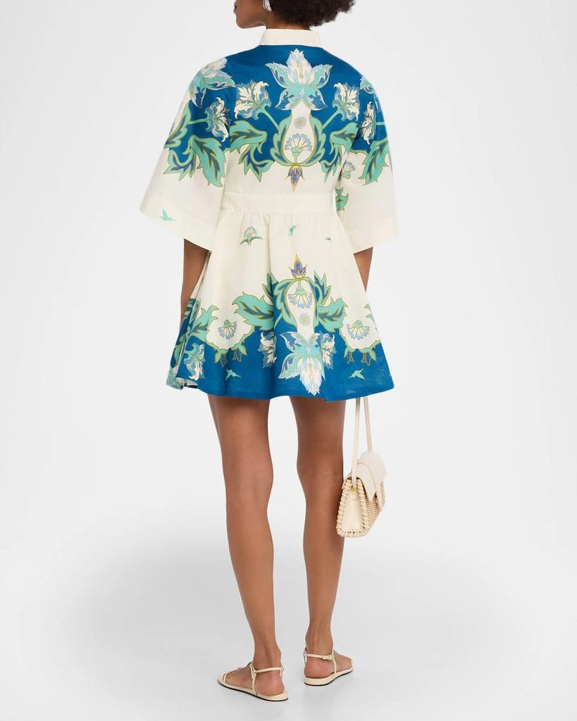 Mestiza New York Carmen Flared Floral-Print Mini Dress 3
