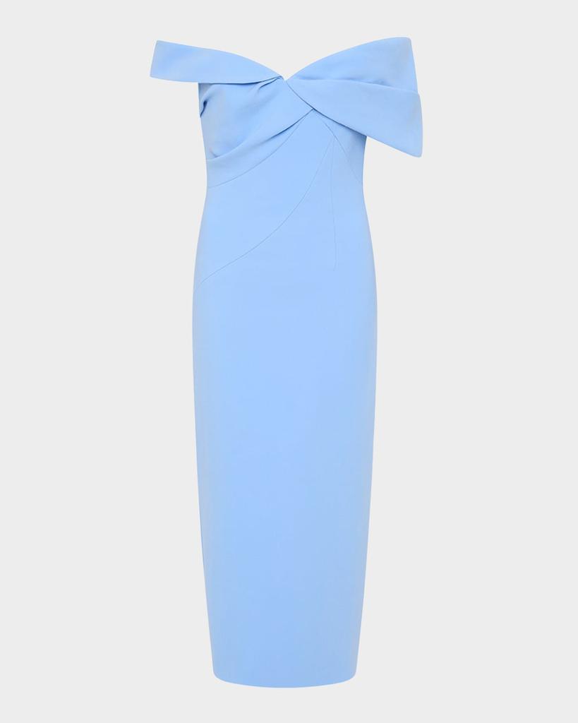 RACHEL GILBERT Mattie Off-The-Shoulder Midi Dress