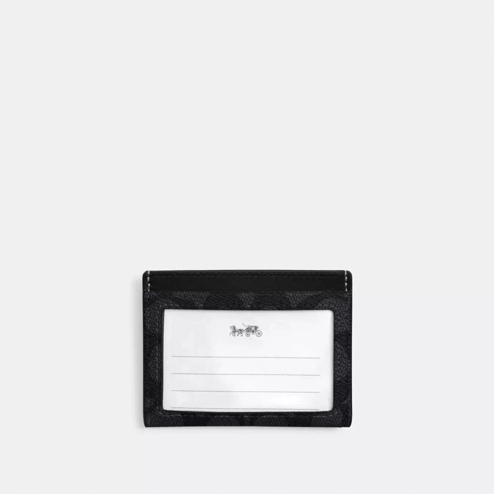 Coach Slim Id Card Case In Signature Canvas 2