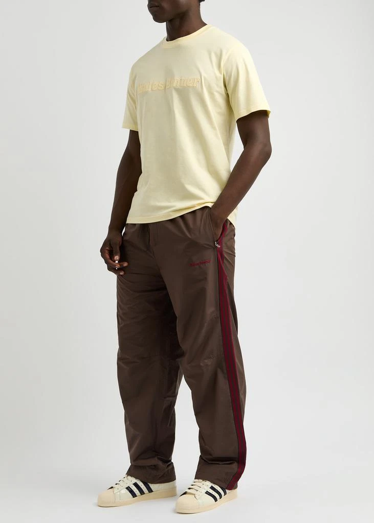 Adidas Striped straight-leg shell track pants 4
