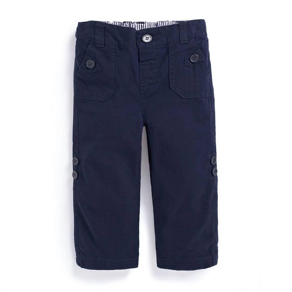 JoJo Maman Bébé Jojo Maman Bebe - Boy's Twill Turn Up Trousers