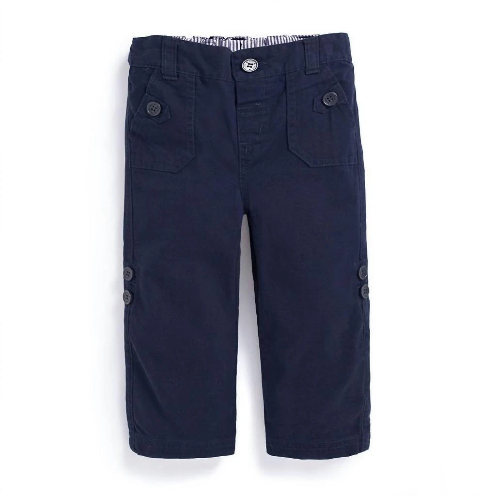 JoJo Maman Bébé Jojo Maman Bebe - Boy's Twill Turn Up Trousers 1