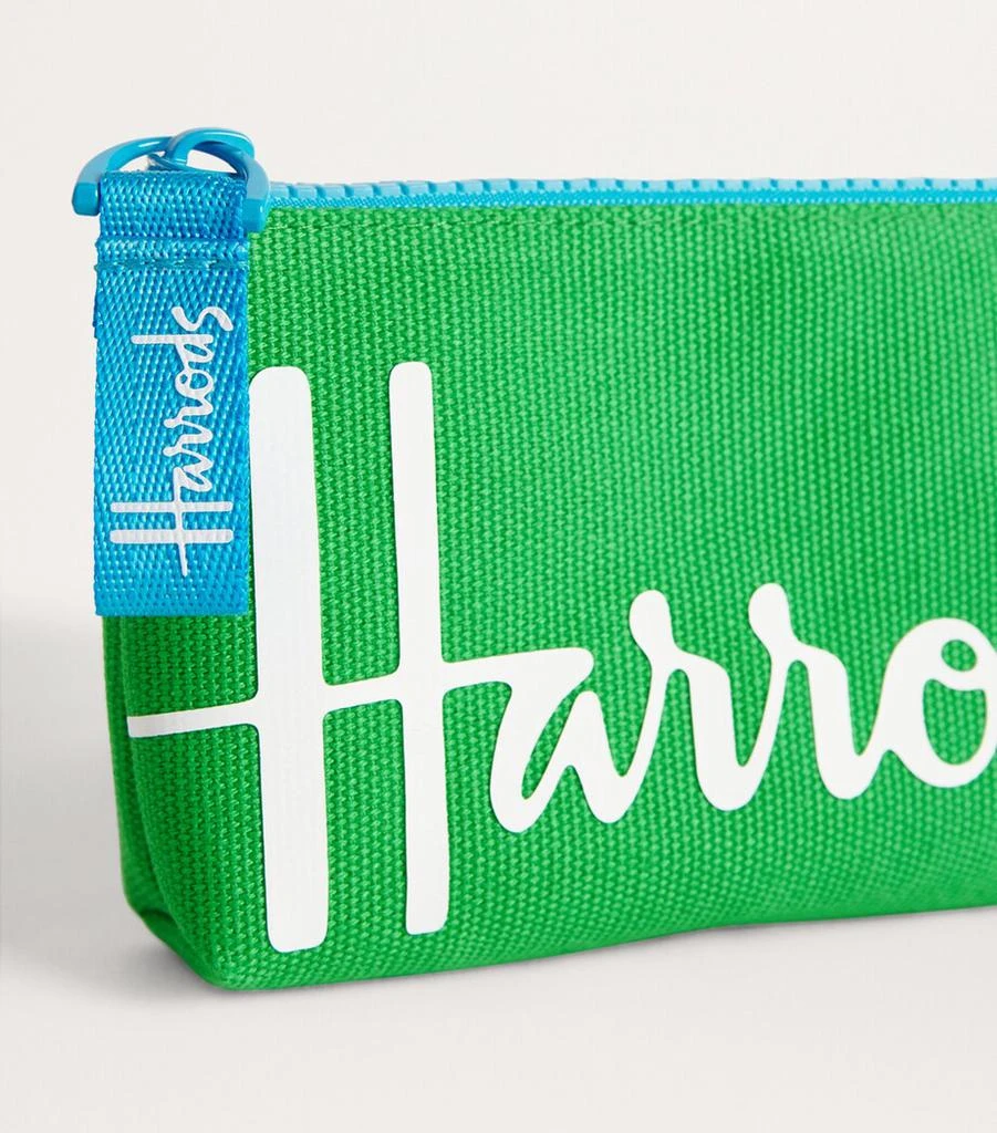 Harrods Cotton Logo Coin Purse 3