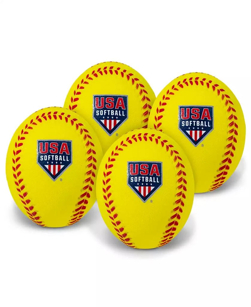 Franklin Foam Practice Softballs, Pack of 4 1
