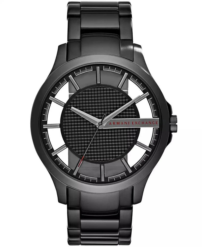 Armani Exchange Men's Black Stainless Steel Bracelet Watch, 46mm 1