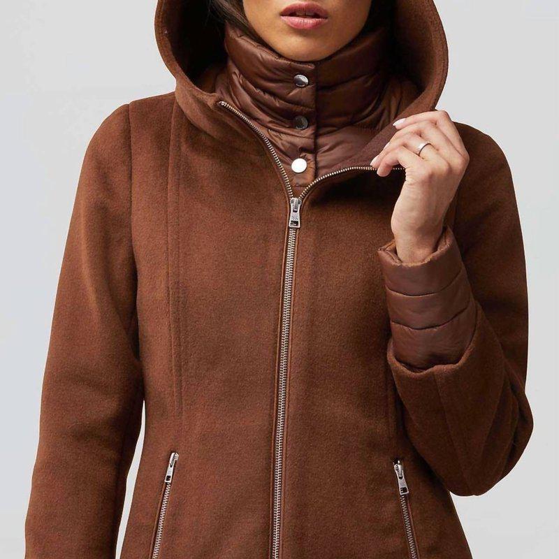 Soia & Kyo Rooney Ladies Mixed Media Coat
