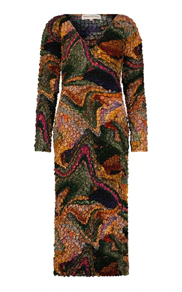 Mara Hoffman Mara Hoffman - Eliza Textured Maxi Dress - Multi - XXL - Moda Operandi 1