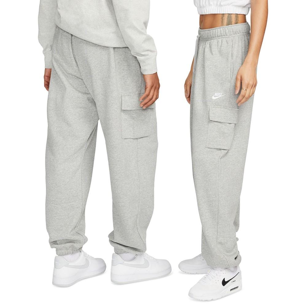 Nike Women's   Sportswear Club Fleece   Mid-Rise Oversized Cargo Sweatpants