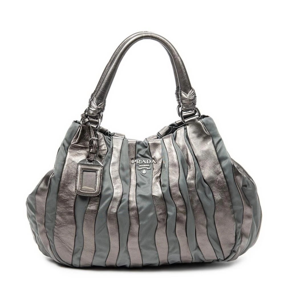 Prada Striped Tote 1