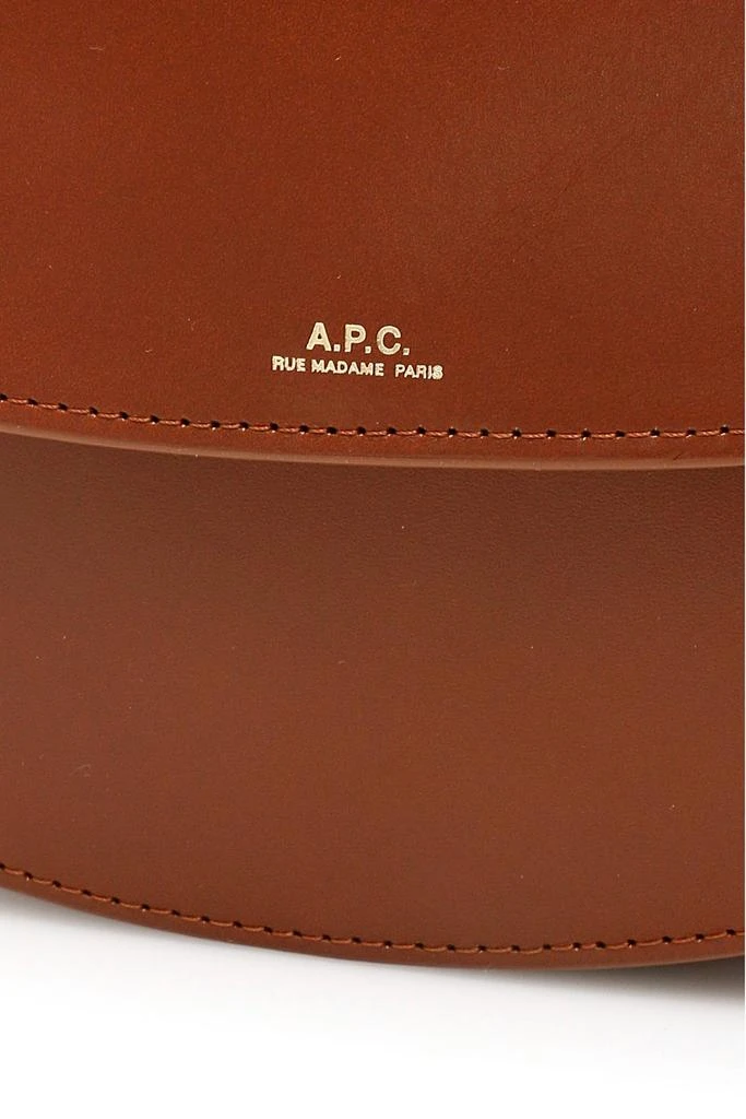 A.P.C. A.P.C. Genève Flap Shoulder Bag 4