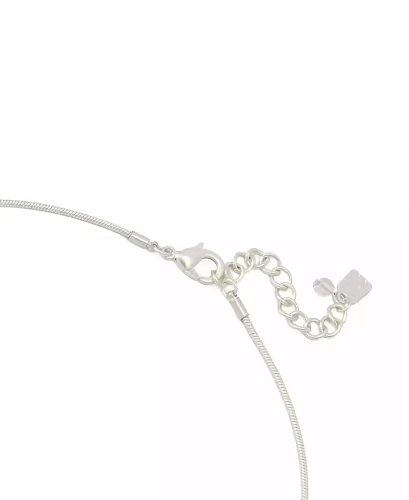 Robert Lee Morris Mother of Pearl Turquoise Disc Pendant Necklace 4