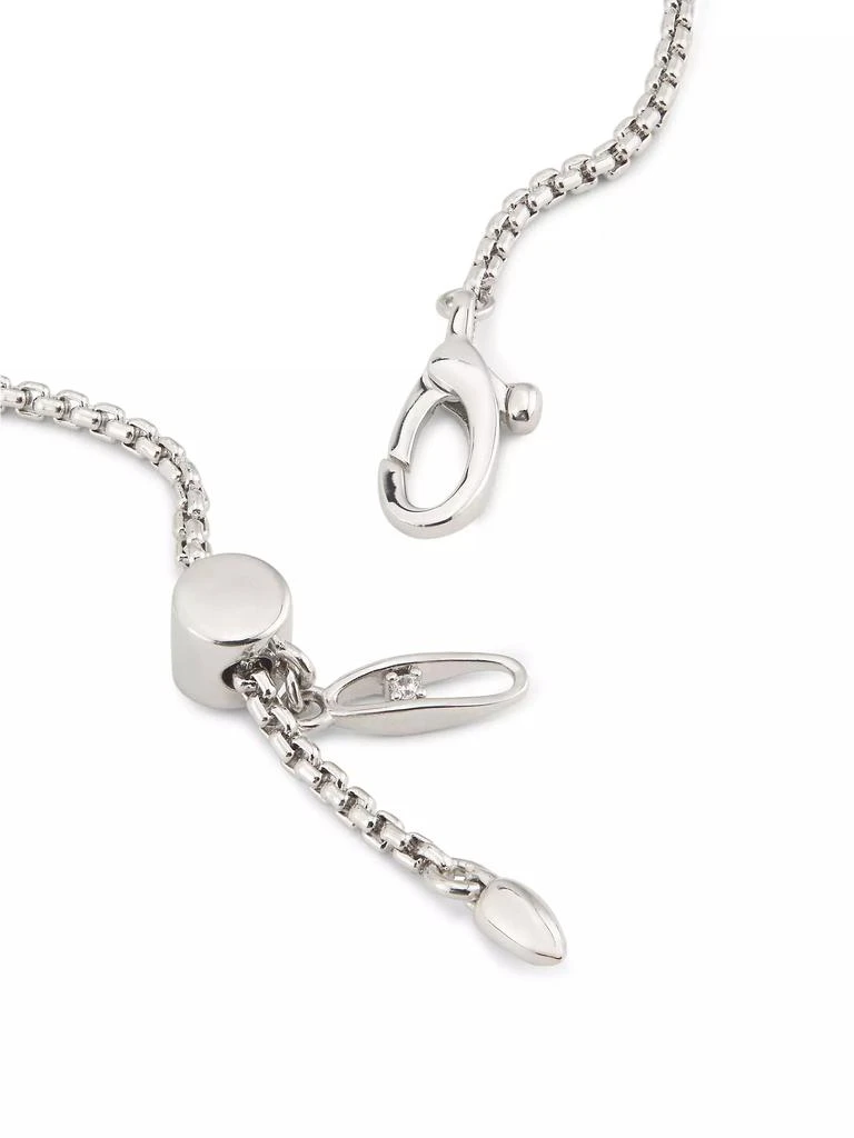 Adriana Orsini Gwen Rhodium-Plated & Cubic Zirconia Y Necklace 3