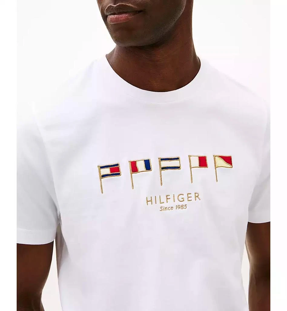 Tommy Hilfiger Men's Embroidered Nautical Flag T-Shirt 3