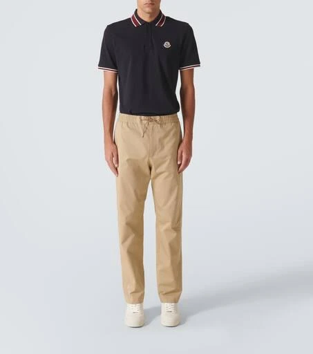 Moncler Logo cotton polo shirt 2
