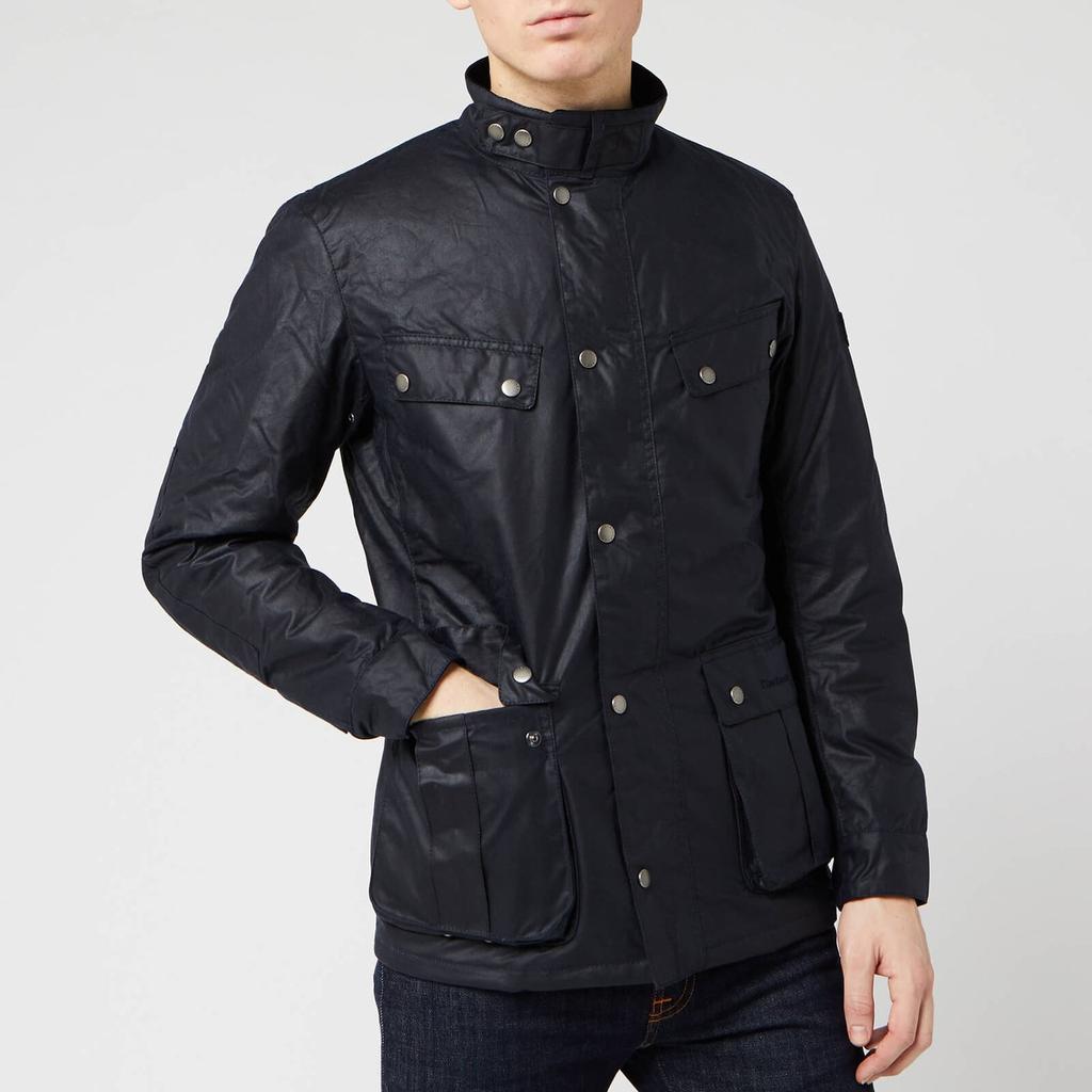 Barbour International Duke Wax Jacket Black