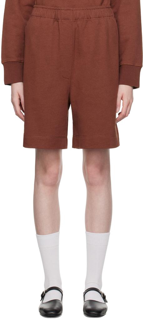 Margaret Howell Brown Drawstring Shorts