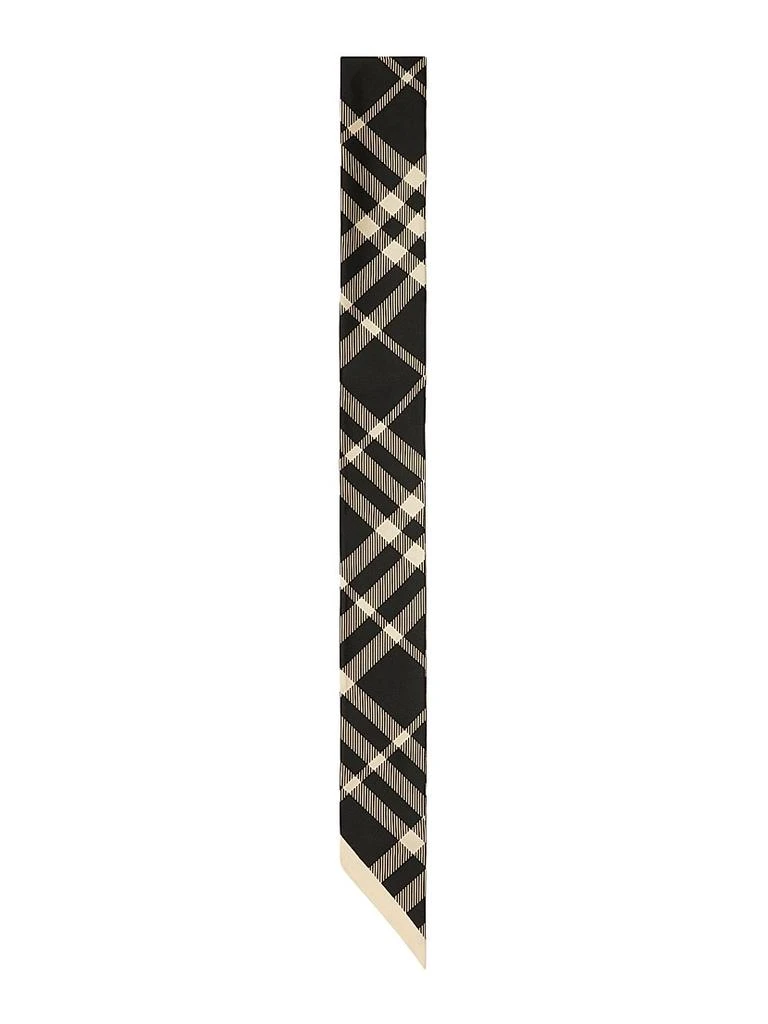 Burberry Check Silk Twilly Scarf 5
