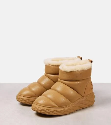 Jimmy Choo Xan leather snow boots 4