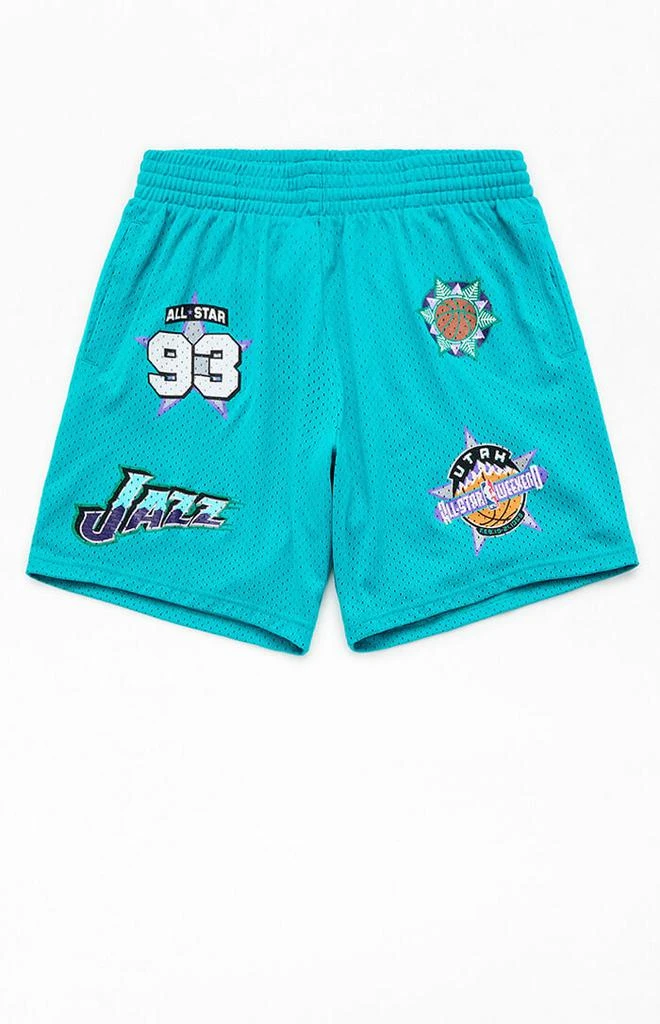 Mitchell & Ness NBA All-Star Game 1993 Utah Jazz Basketball Shorts 1