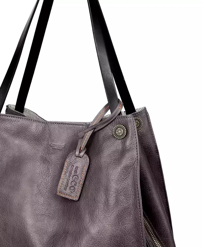 OLD TREND Women's Genuine Leather Daisy Tote Bag 6