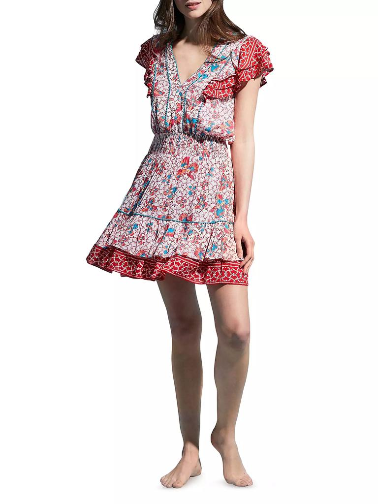 Vilebrequin Vilebrequin x Poupette St Barth Camila Ruffled Minidress