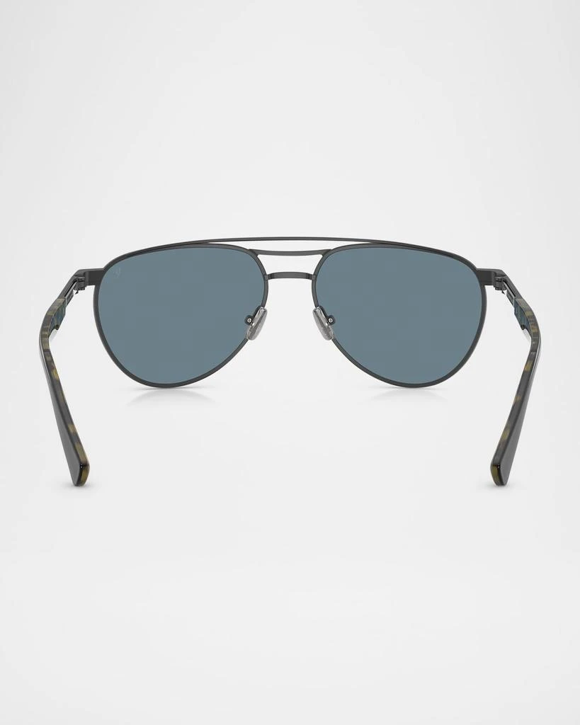 Brunello Cucinelli Men's BC2007ST Aviator Sunglasses 4