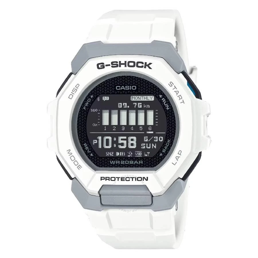 Casio Casio G-Shock Alarm World Time Quartz Digital Black Dial Watch GBD-300-7DR 1
