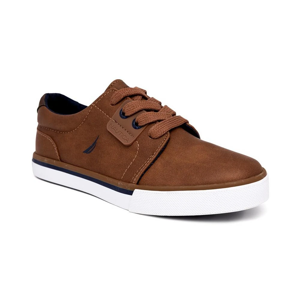 Nautica Big Boys Berrian Patch Round Lace-Up Sneakers 1