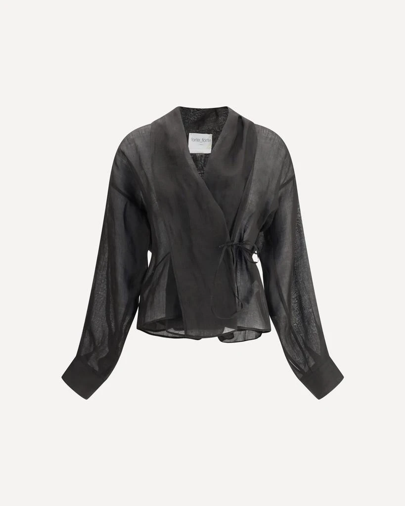 FORTE_FORTE Crossed Shirt 1