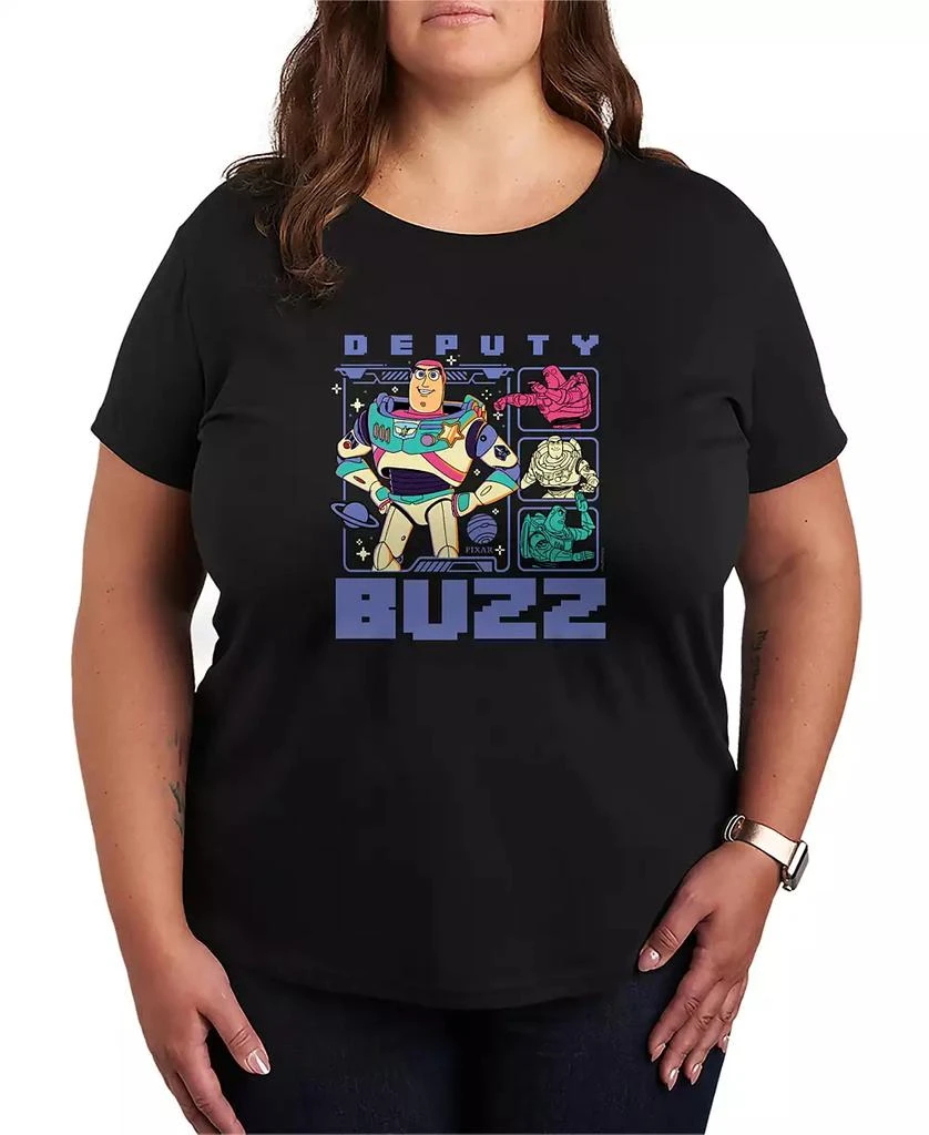 Hybrid Apparel Plus Size Toy Story 5 Deputy Buzz Short-Sleeve Graphic T-Shirt