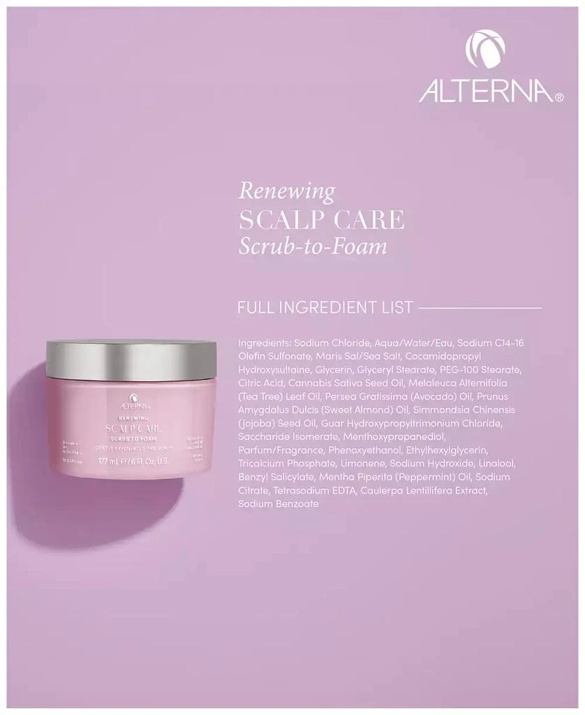 ALTERNA Renewing Scalp Care Scrub To Foam, 6 oz. 10