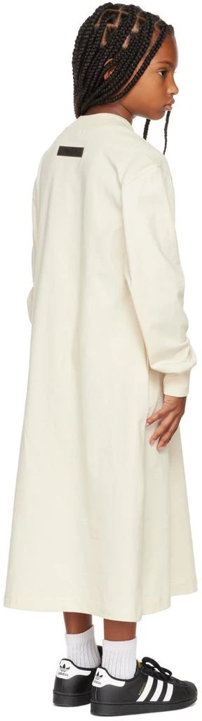 Essentials Kids Off-White Logo T-Shirt Dress 3