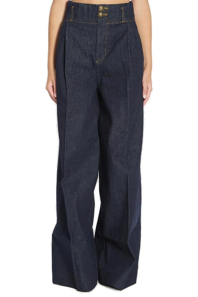 Zimmermann Zimmermann Hypnotic Denim Tailored Pants 1