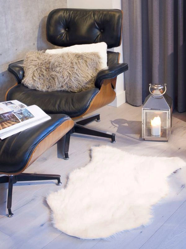 Luxe Faux Fur Gordon Faux Fur Rug 4