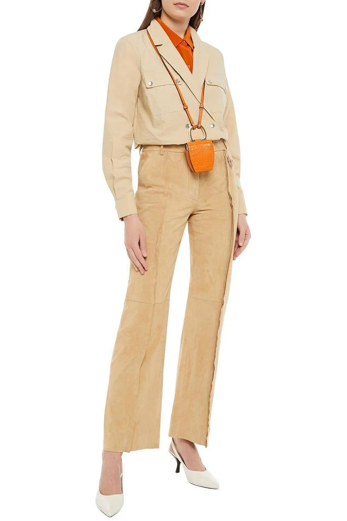 Acne Studios Suede bootcut pants 2
