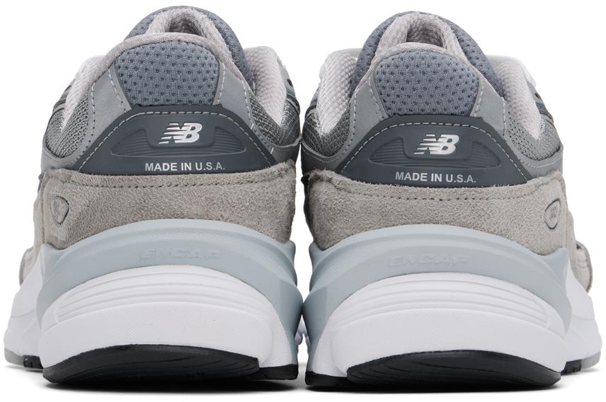 New Balance Gray 'Made in USA' 990v6 Sneakers