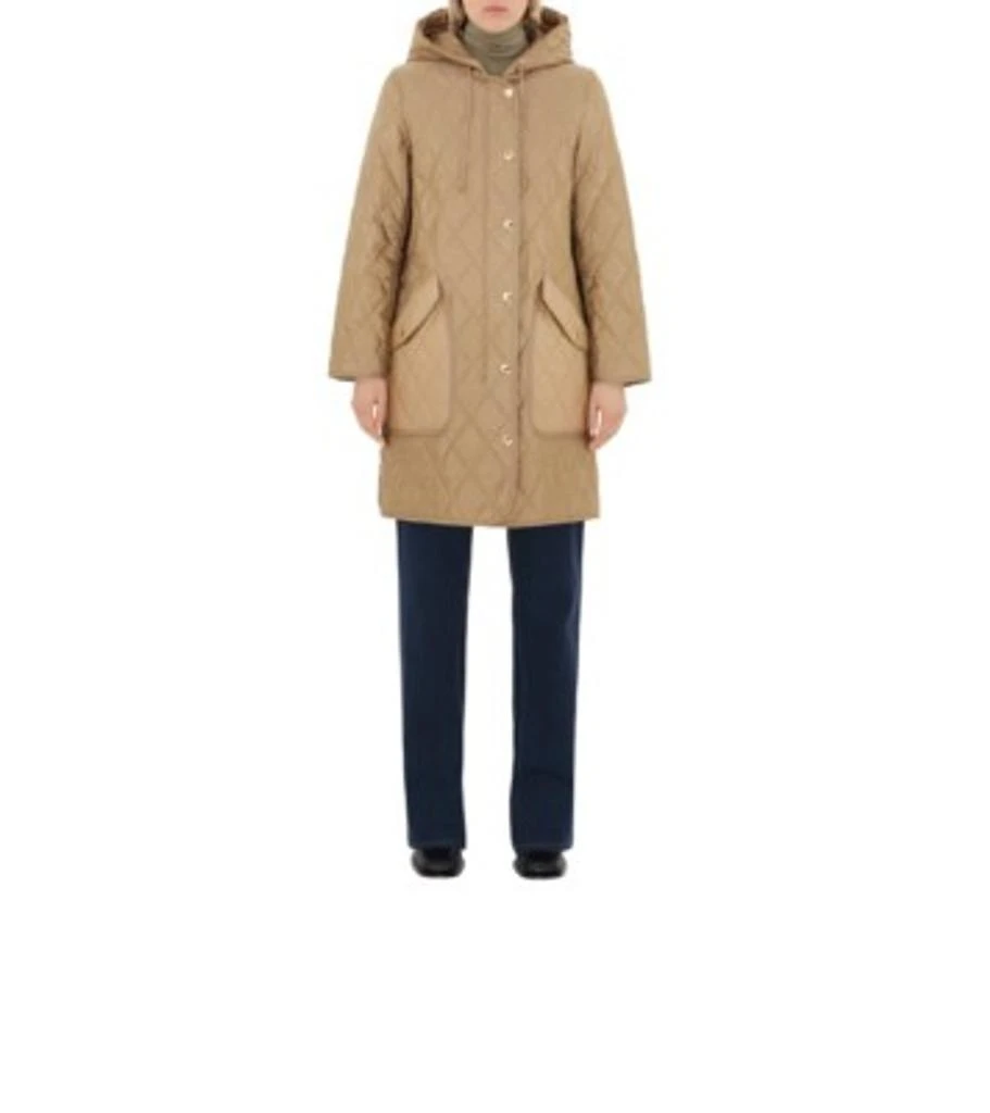 Burberry Diamond quilted thermoregulated hooded coat 2