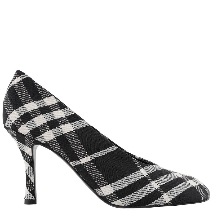 Burberry Checked Pattern Slip-On Pumps 1