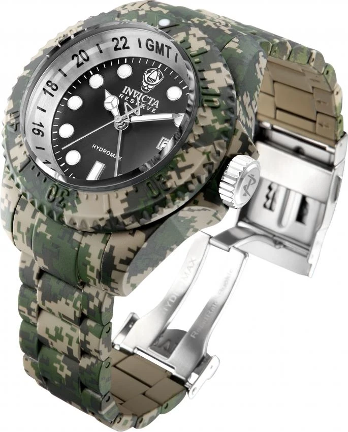 Invicta Invicta Reserve GMT Quartz Black Dial Men's Watch 40462 2