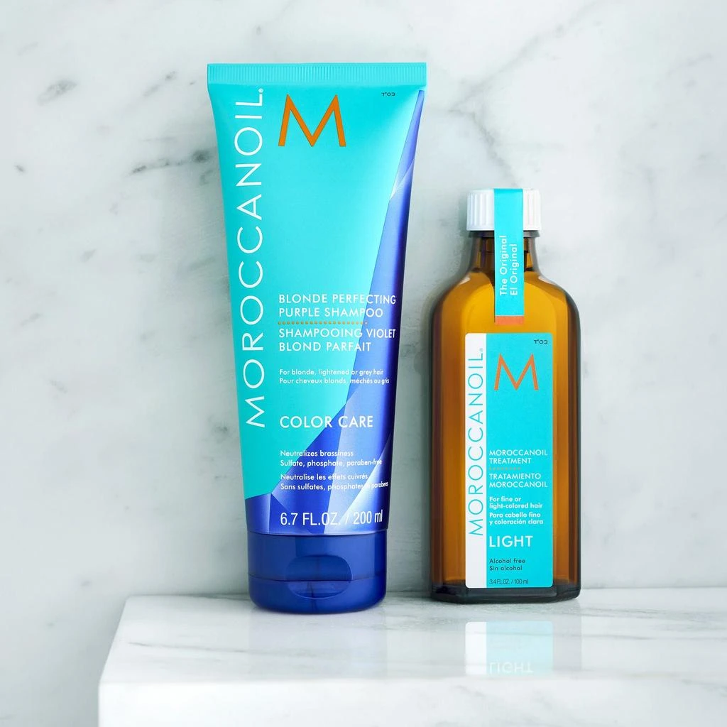 Moroccanoil Blonde Perfecting Purple Shampoo 5