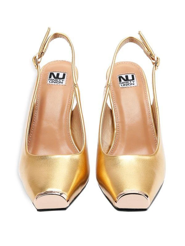 Ninety Union Loraine Curved Heel Slingback Pumps 6
