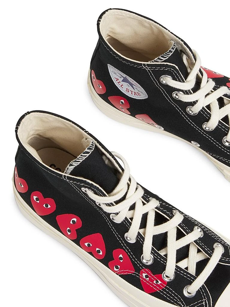 Comme des Garcons CdG PLAY x Converse Women's Chuck Taylor All Star Heart High-Top Sneakers 4
