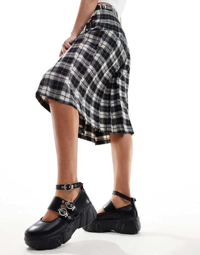 Koi Footwear Koi Seraphon Mystic chunky shoes with buckles in black 4