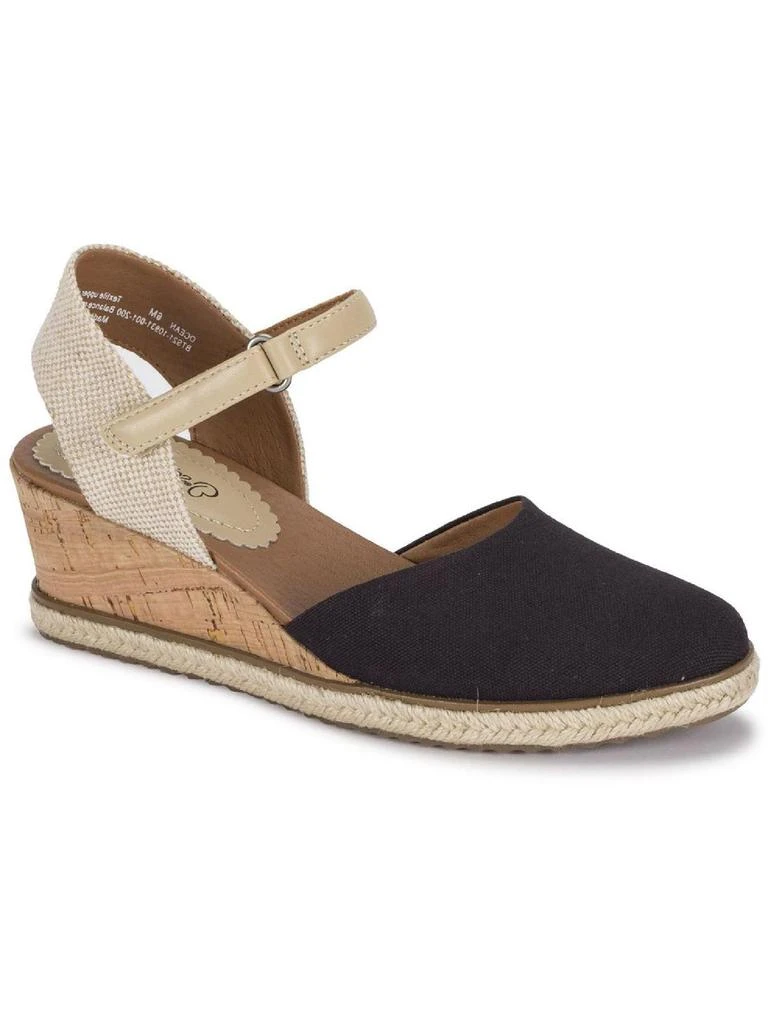 Baretraps Ocean Womens Cork Ankle Strap Espadrilles 6