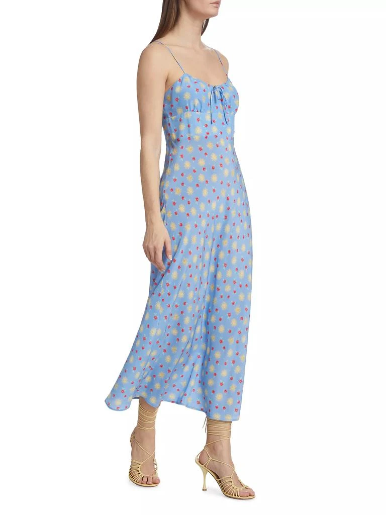 Rixo Lanie Sleeveless Floral Midi-Dress 4