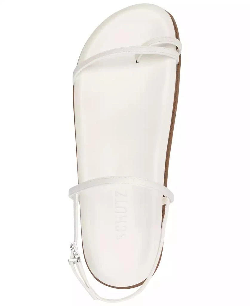 Schutz Women's Azzy Sporty Round Toe Flat Sandals 4