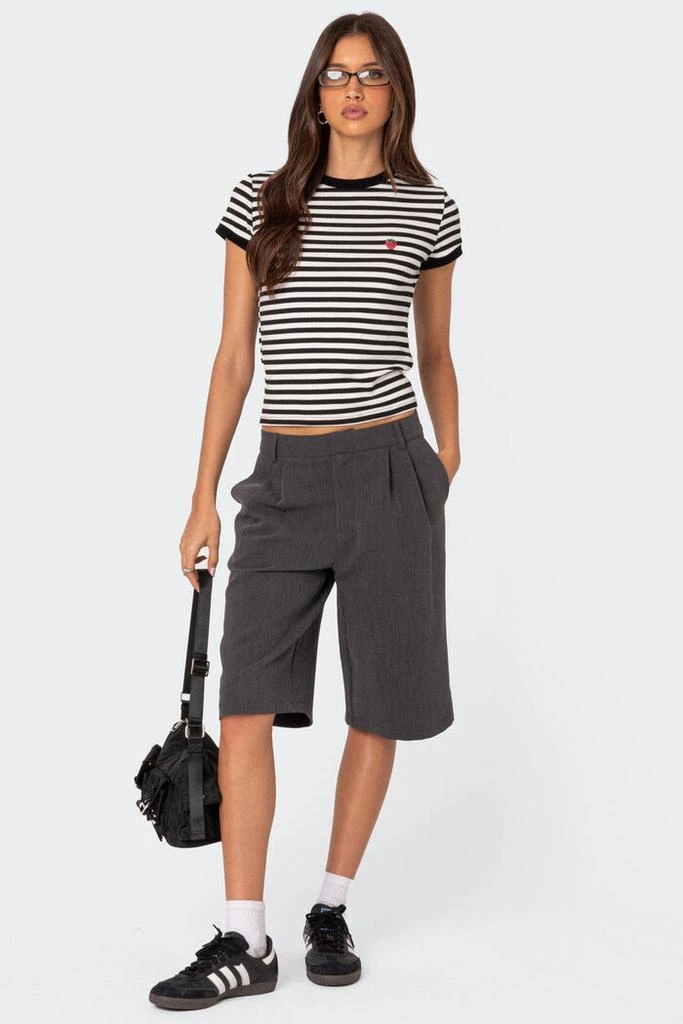 Edikted Strawberry Fields Striped T-Shirt 2