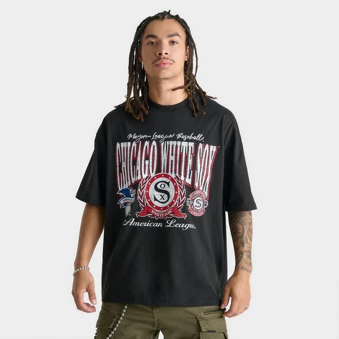 New Era Men's New Era Chicago White Sox MLB Vintage Oversized Logo T-Shirt 1